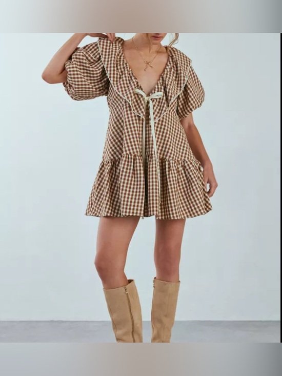 For Love And Lemons Dresses & Skirts - FLL mini gingham dress